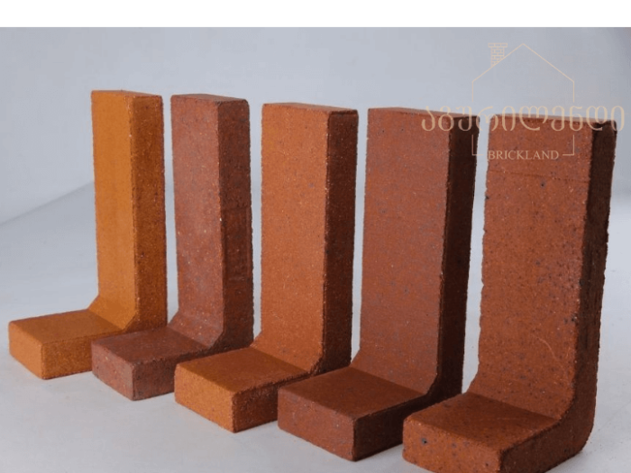 დაპრესილი აგურის კუთხე