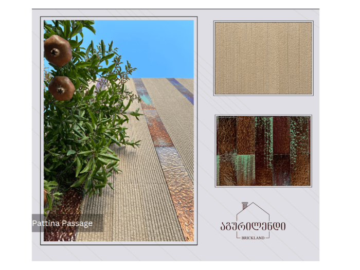 ხელნაკეთი მოჭიქული აგური