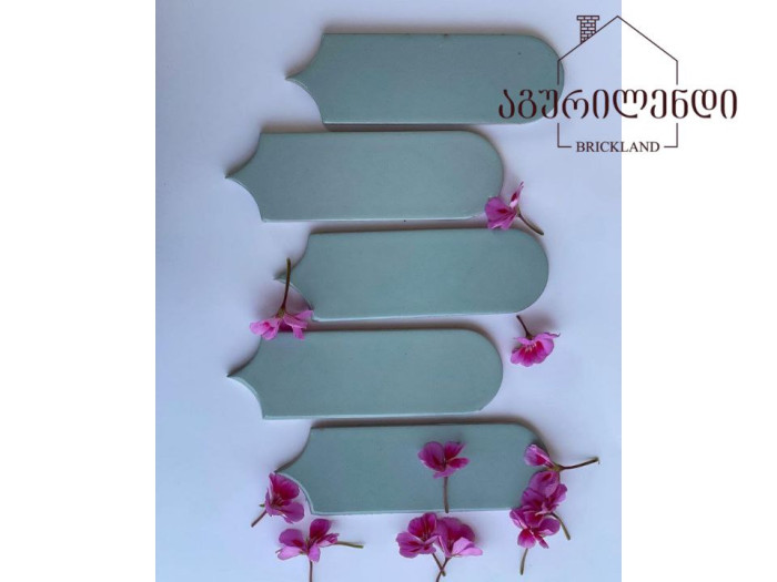 ხელნაკეთი მოჭიქული აგურის ორნამენტი