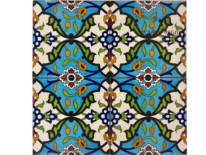 ხელნაკეთი მოჭიქული აგური